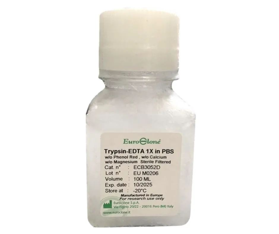 Trypsin-EDTA 1X in PBS w/o Calcium w/o Magnesium w/o Phenol Red